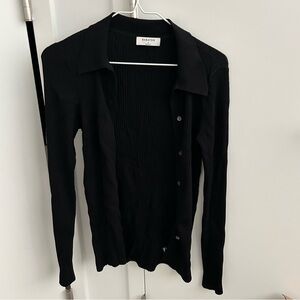 Babaton knit button up
